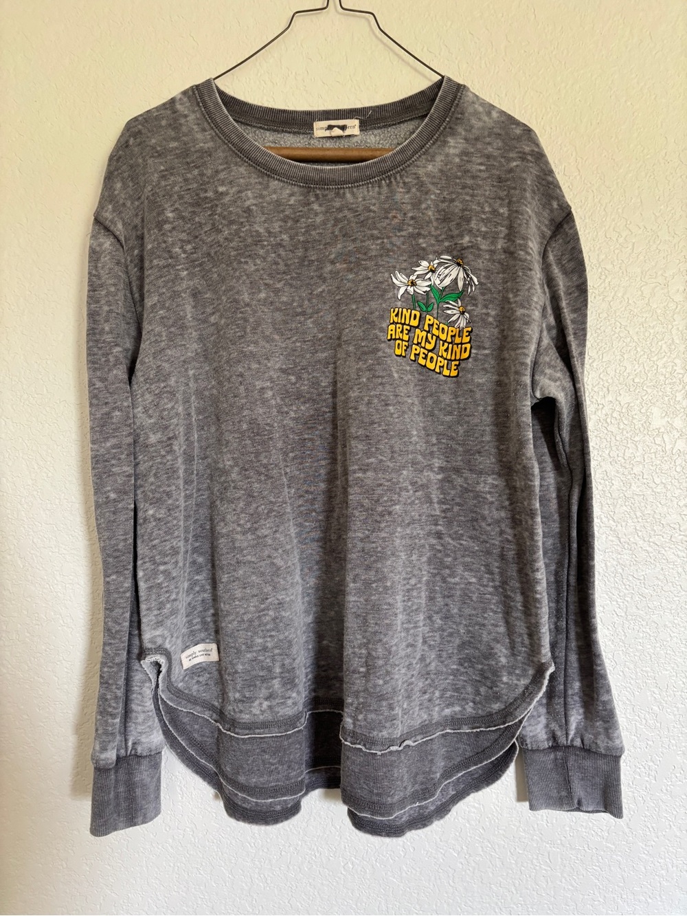 Simply Southern Kind People Are My Kind of People Pullover Large